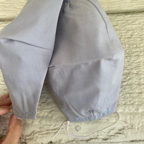 Light and Dark Grey Silver Face Mask with Filter - Picture 7 of 7